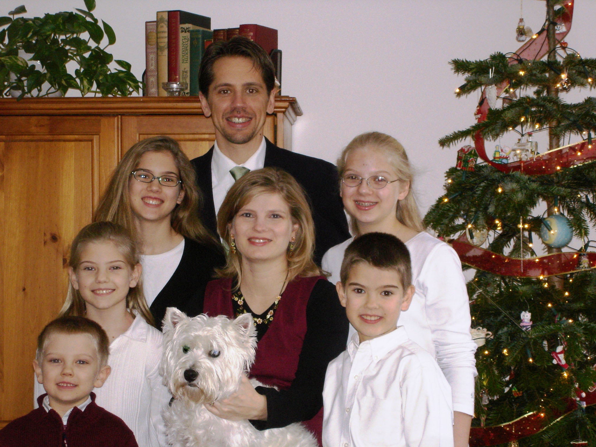 Bonin family photo Dec 2006