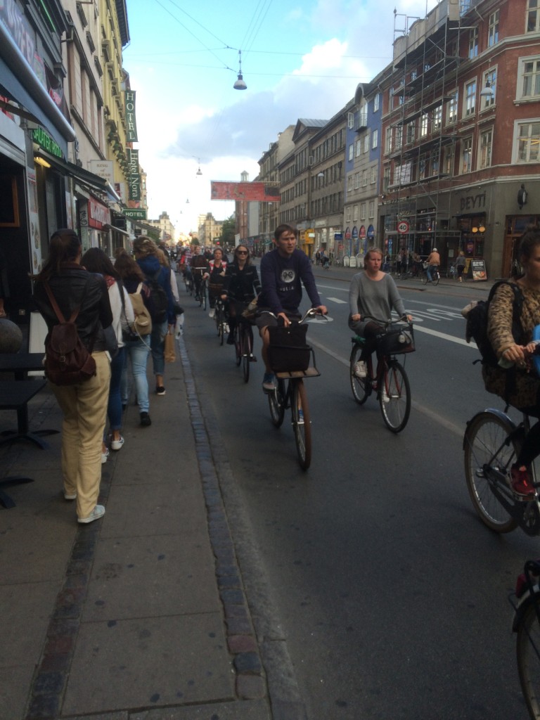 Copenhagen's bicycles are as ubiquitous as motorized vehicles.