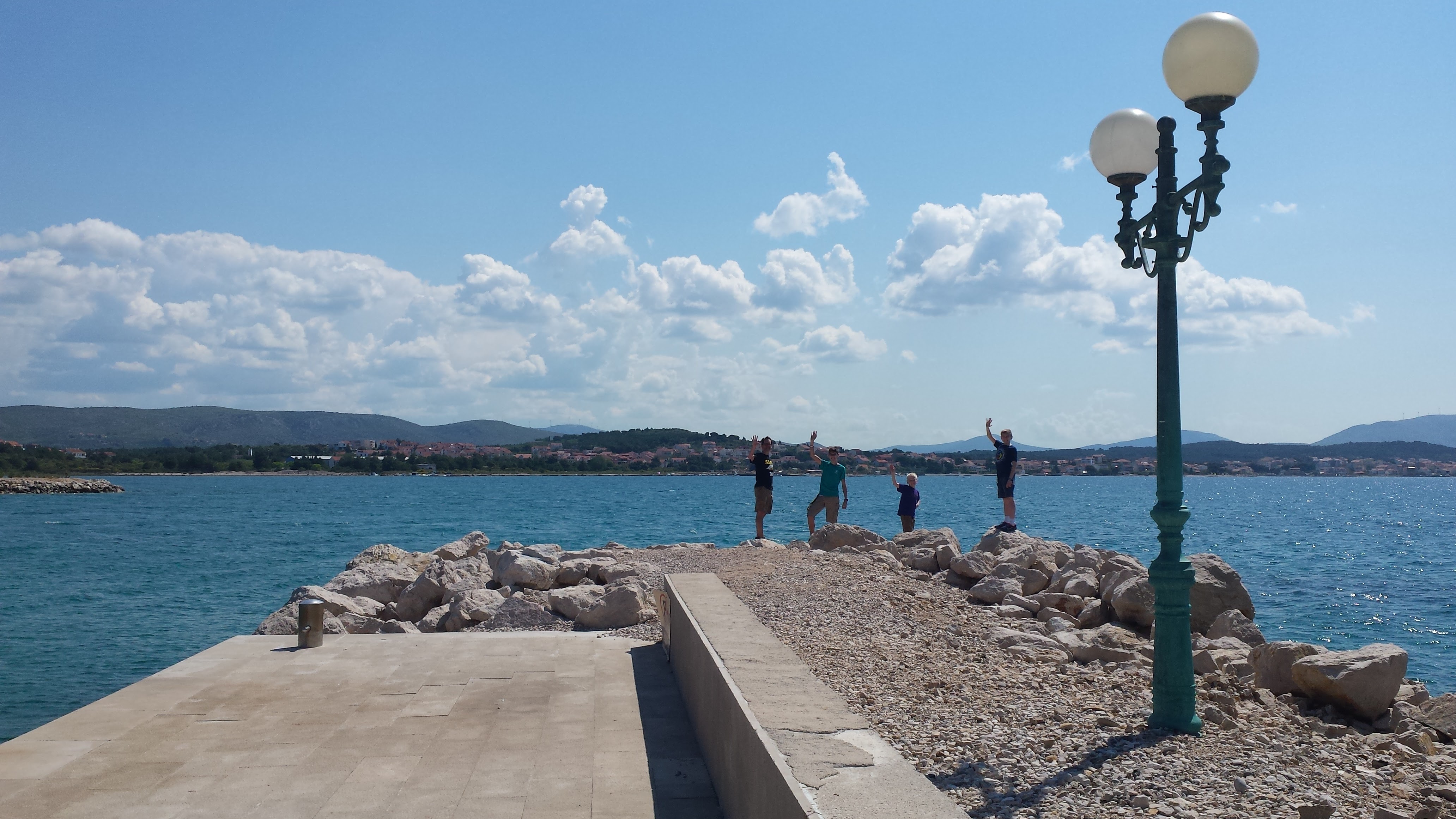 guys on the coast of Croatia